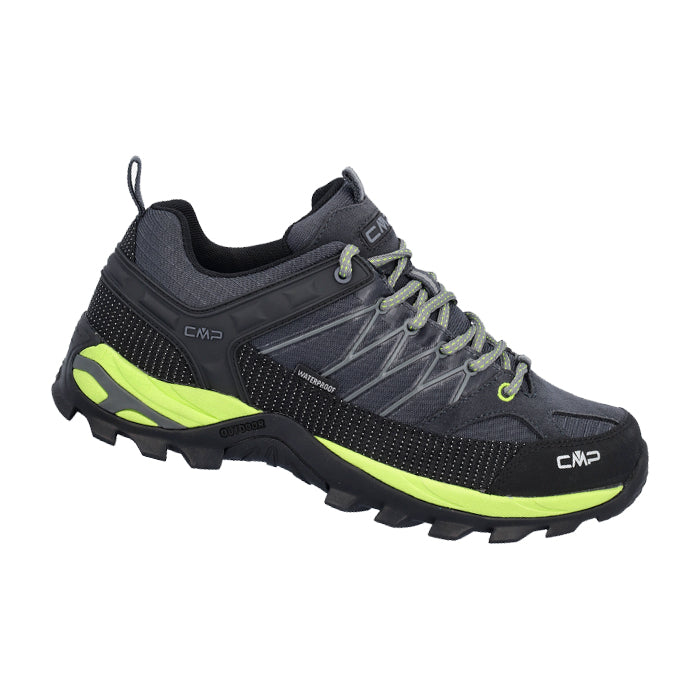 CMP-Rigel-Low-CMP-Rigel-Low-Trekking-Shoe-WP-Antracite-Limegreen-Scarpa-da-Trekking-bassa-Uomo