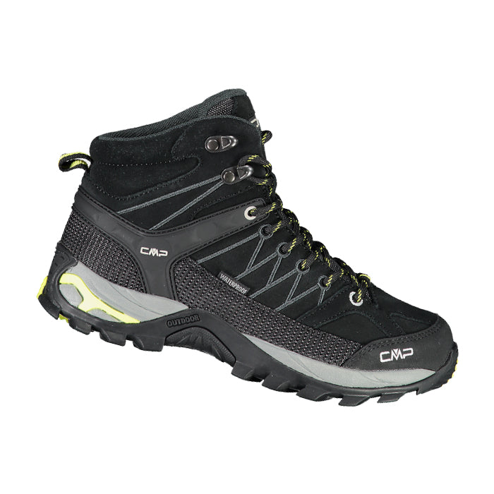 CMP-Rigel-Mid-Donna-CMP-Rigel-Mid-WP-WMN-Trekking-Shoe-Nero-Lime-Scarpa-da-Trekking-alta-Donna