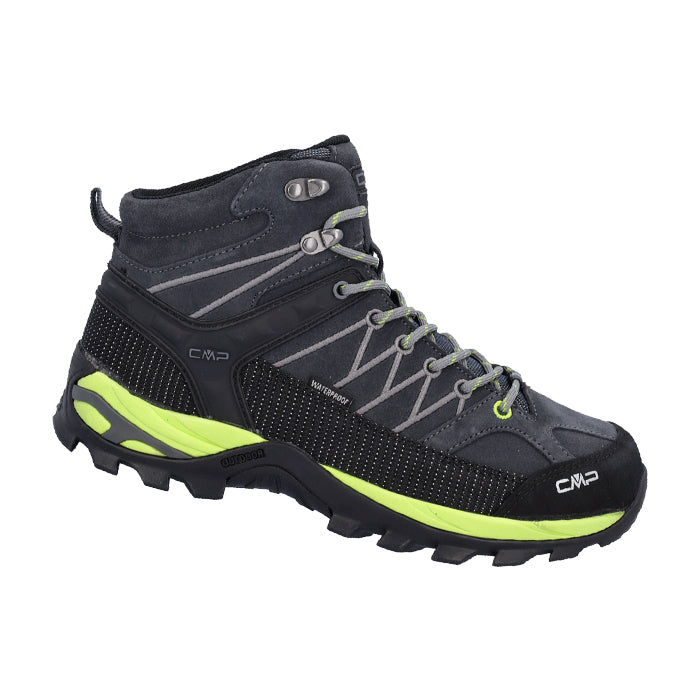 CMP-Rigel-Mid-WP-CMP-Rigel-Mid-WP-Trekking-Shoe-Antracite-Limegreen-Scarpa-da-Trekking-alta-Uomo