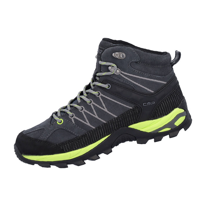 CMP-Rigel-Mid-WP-Trekking-Shoe-Antracite-Limegreen-CMP-Rigel-Mid-WP-Scarpa-da-Trekking-alta-Uomo