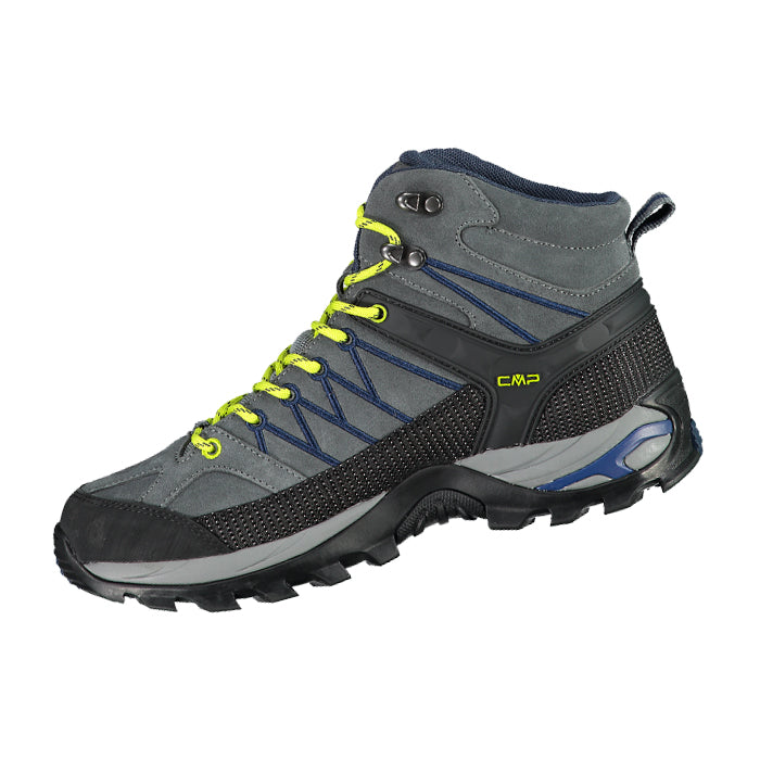 CMP Rigel Mid WP Trekking Shoe Grey B. Blue Uomo 3Q12947 66UL