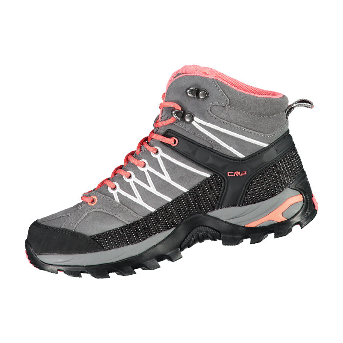 CMP-Rigel-Mid-WP-WMN-Trekking-Shoe-Grey-Corallo-CMP-Scarponi-Scarpa-da-Trekking-alta-Donna