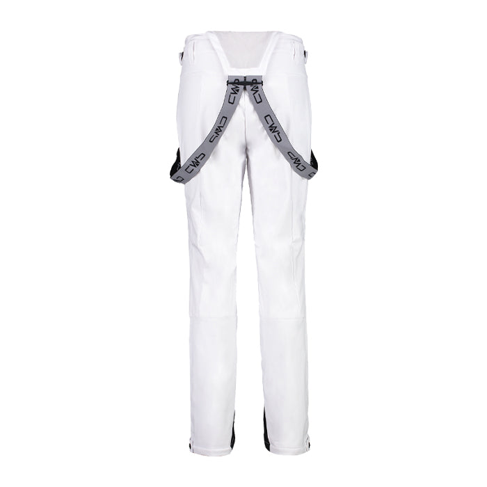 CMP Pantaloni Sci Donna Woman Salopette Bianco Pantaloni da Sci Donna 3W03106 88BG