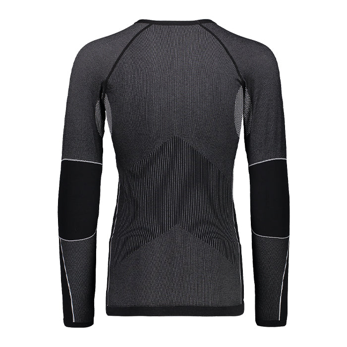CMP Maglia Termica Base Layer Seamless CMP Nero/Grigio Intimo Termico Uomo 3Y97800