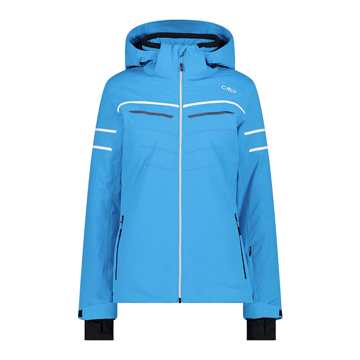 CMP Women's Jacket Woman Jacket Zip Hood chaqueta de esquí para mujer turquesa 8059342463