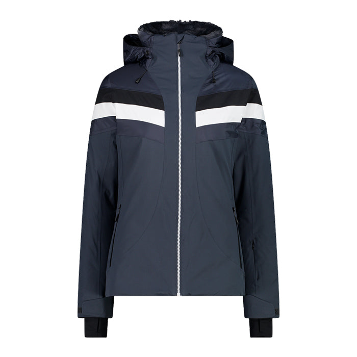 CMP Women's Jacket Woman Jacket Zip Hood Titanium Chaqueta de esquí para mujer 8059342463