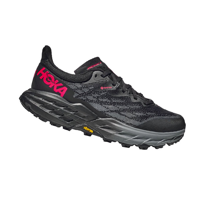 Hoka Speedgoat 5 GTX Black/Black Scarpa da Trail Running Donna 195719631
