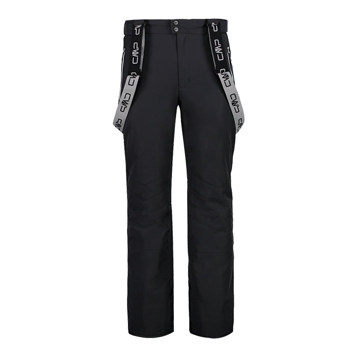 Pantaloni-Stretch-con-Bretelle-CMP-Nero-Pantaloni-da-Sci-Uomo