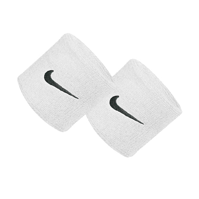 Polsini-Tennis-Nike-Swoosh-Wristbands-White-Black-Accessori-Tennis