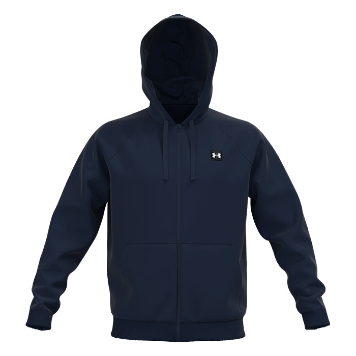 Rival-Fleece-FZ-Hoodie-Under-Armour-Blu-Felpa-Tempo-Libero-Uomo