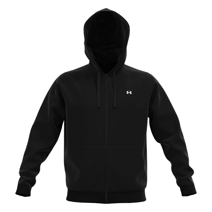 Rival-Fleece-FZ-Hoodie-Under-Armour-Nero-Felpa-Tempo-Libero-Uomo