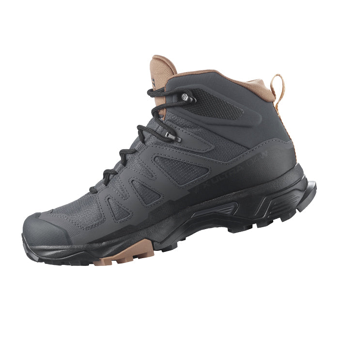 Salomon X Ultra 4 Mid GTX Ebony/Mocha Mousse/Almond Cream Scarpa da Trekking alta Donna 193128569