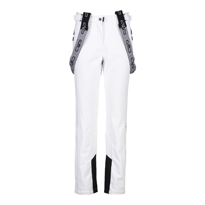CMP Pantaloni Sci Donna Woman Salopette Bianco Pantaloni da Sci Donna 3W03106 88BG