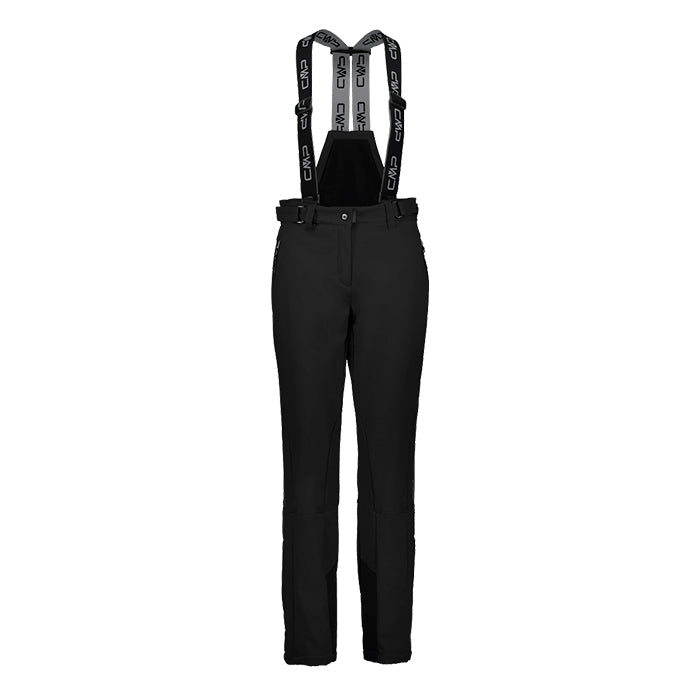 CMP Pantaloni Sci Donna Woman Salopette Nero Pantaloni da Sci Donna 3W03106 U901