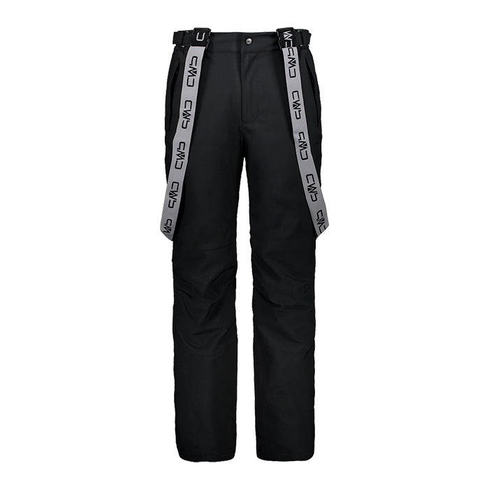 Salopette-con-Bretelle-Removibili-CMP-Nero-Pantaloni-da-Sci-Uomo