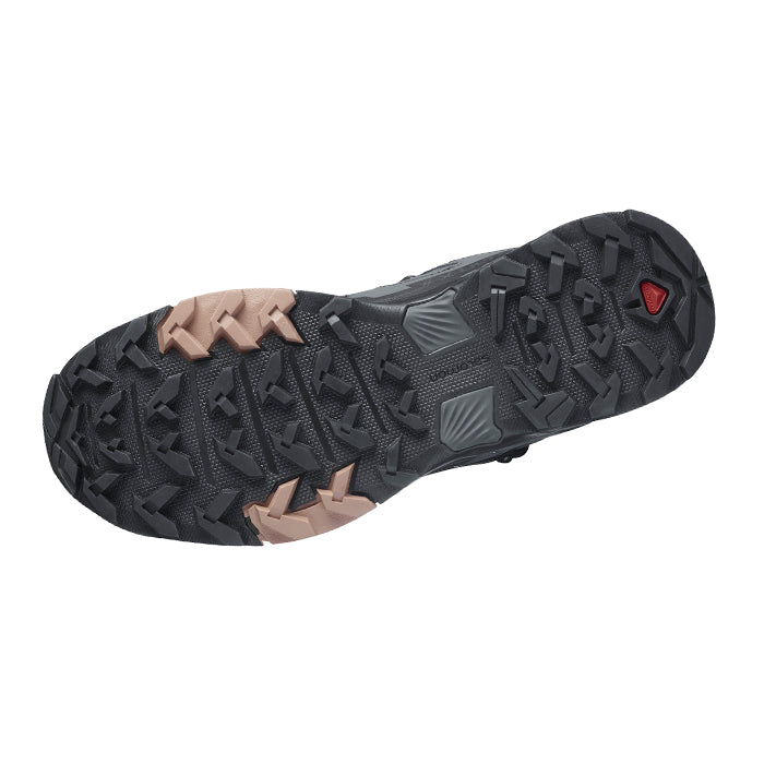 Salomon X Ultra 4 Mid GTX Ebony/Mocha Mousse/Almond Cream Scarpa da Trekking alta Donna 193128569