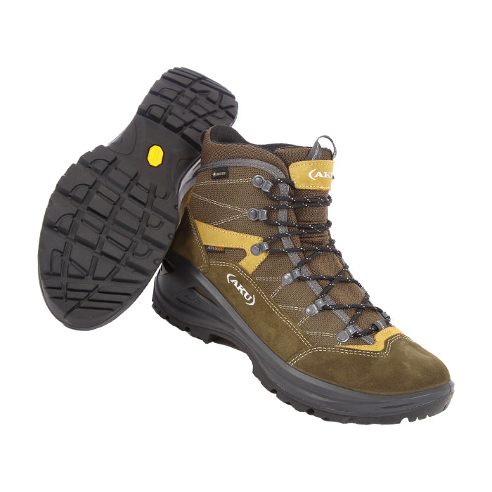 AKU Cimon GTX Botas verde/mostaza Zapato de trekking alto para hombre 8032696781