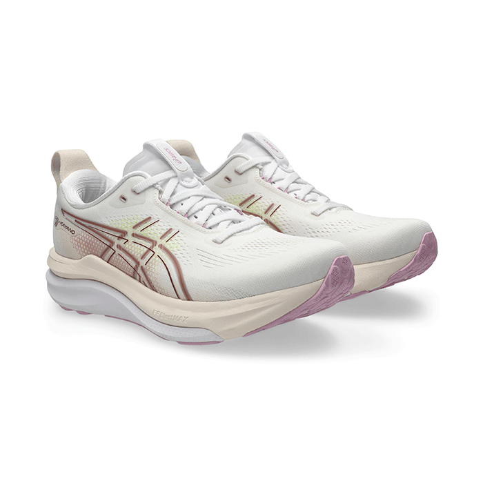 ASICS-GEL-KAYANO-33-Donna-1012B939-100-WHITEHAZY-LILAC-Angle
