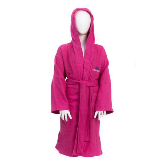 Accappatoio-Junior-Aquarapid-Fuxia-Abbigliamento-Piscina-Bambino