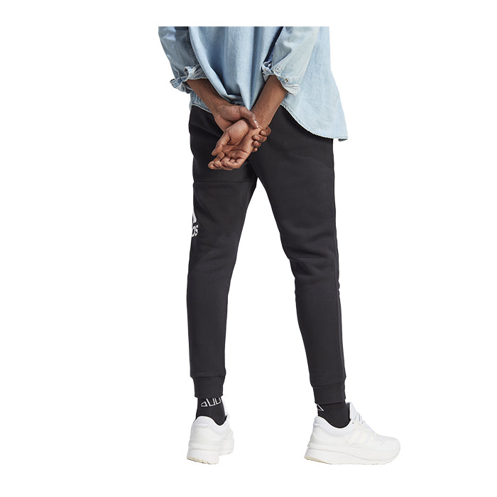 Adidas M Big Logo Fleece Tapered Cuff Pants Uomo IB4025