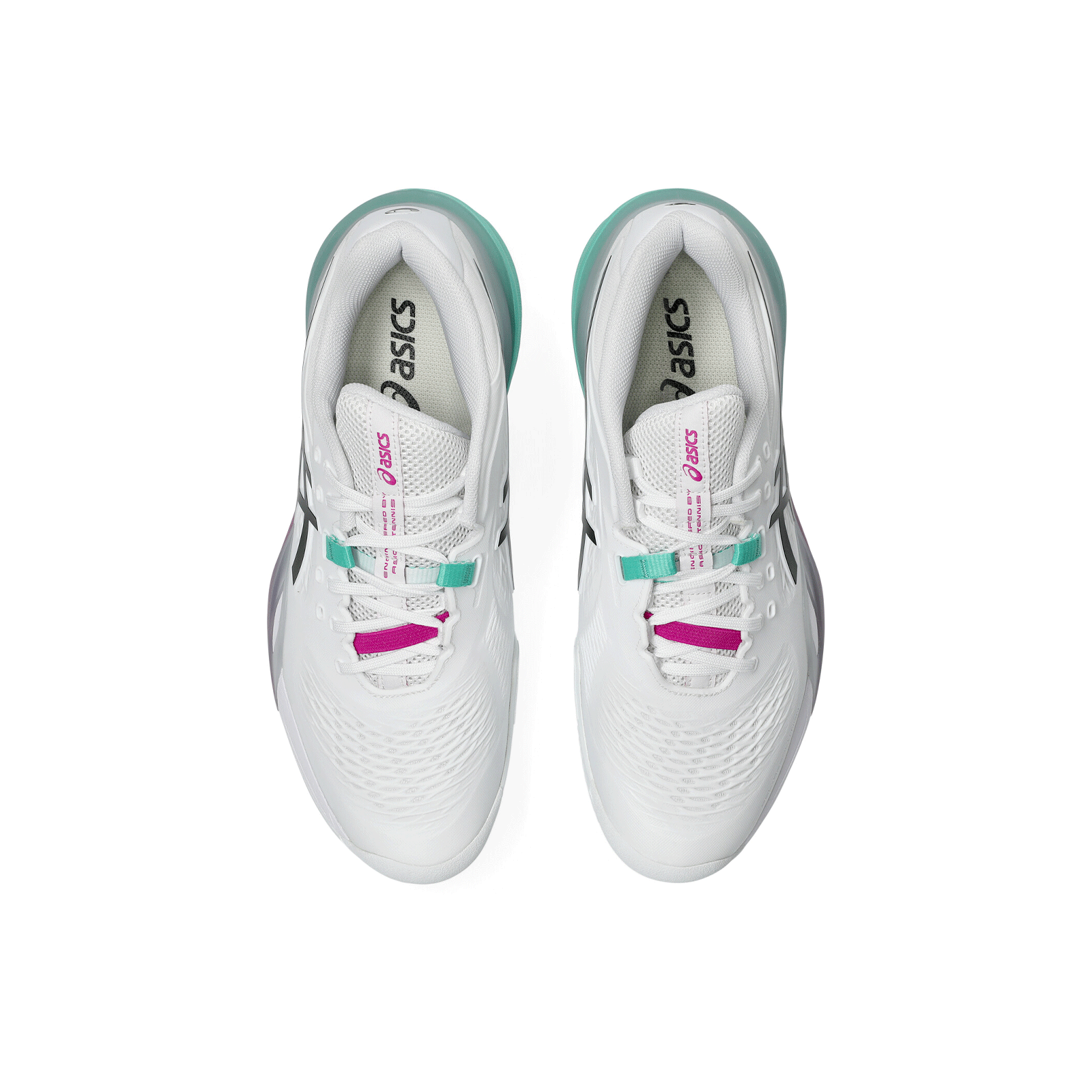 Scarpa da tennis Uomo Asics Gel-Resolution X White-Aurora Green top
