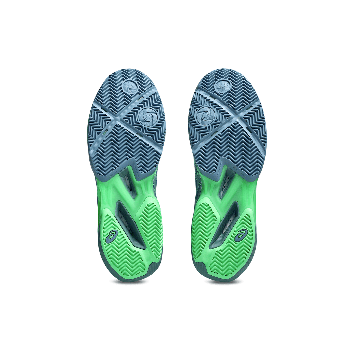 Asics Sonicsmash FF Uomo Saba Blue-Vital Green