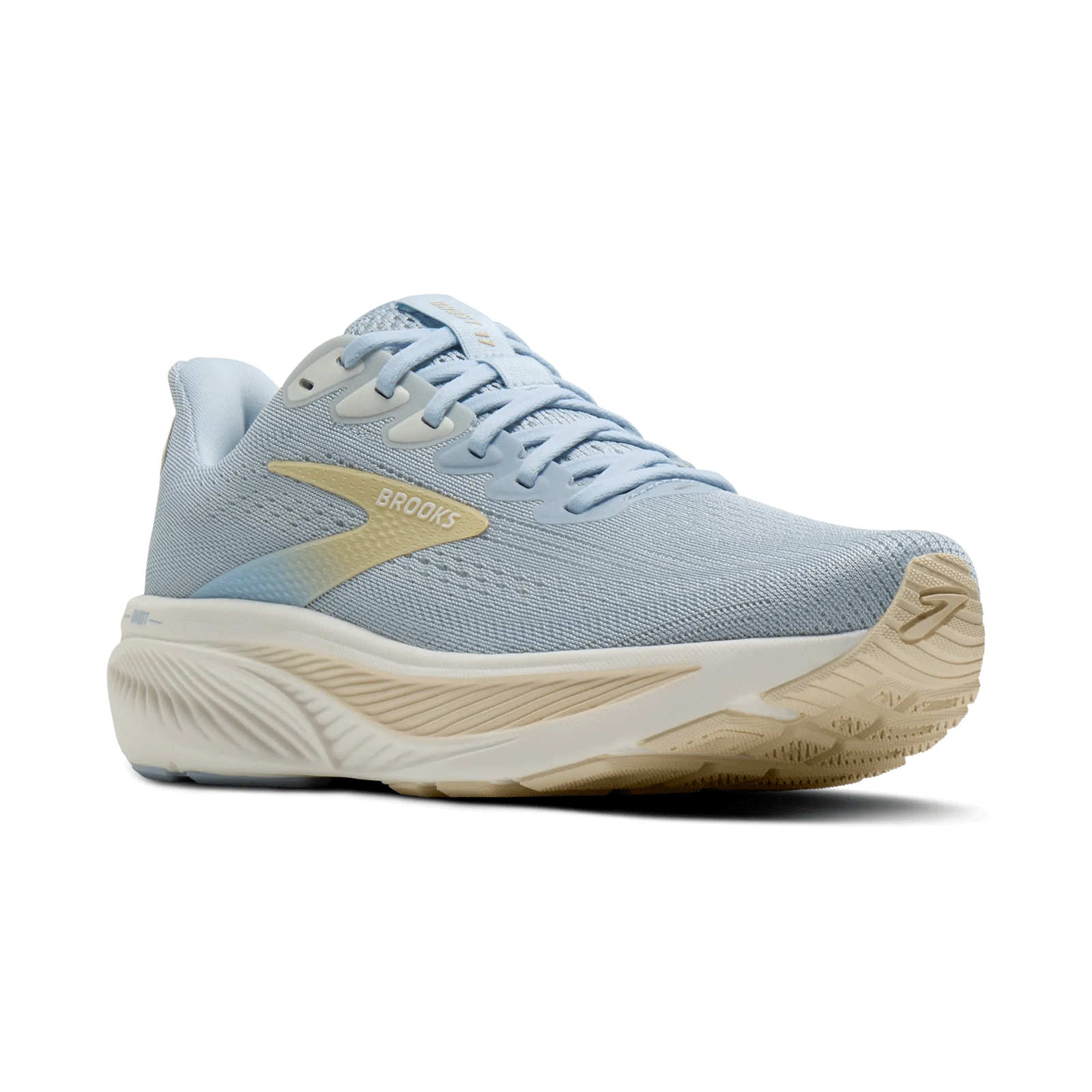 Scarpa running donna Brooks Ghost 17 Skyway Coconut angle