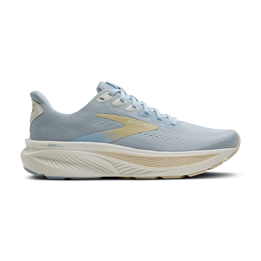 Scarpe running donna Brooks Ghost 17 colore Skyway Coconut Sand vista side