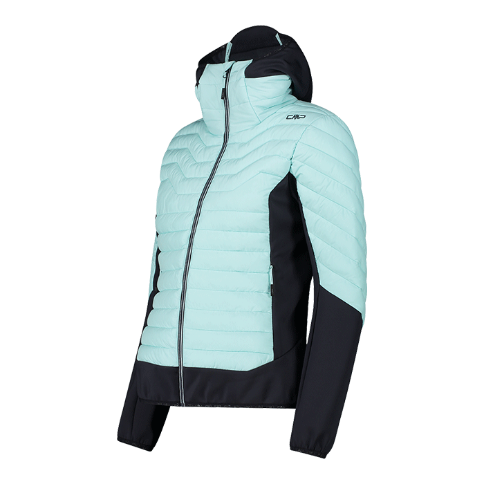 CMP-Giacca-ibrida-bianco-acqua-donna-WOMAN-JACKET-HYBRID-FIX-HOOD-34Z2486-E309