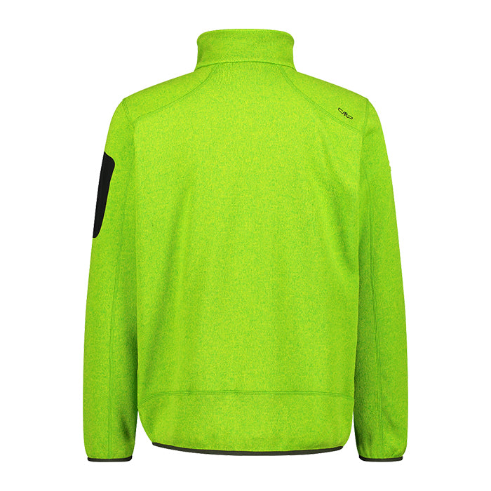 Man-Jacket-Knitted-Acido-Oil-Green-Giacca-in-Pile-Uomo-CMP