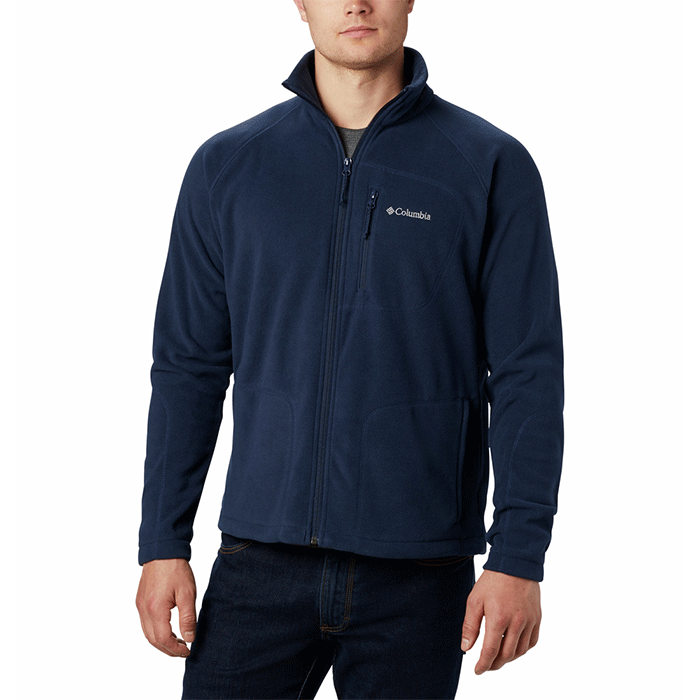 Columbia-Pile-Collegiate-Navy-Uomo-Fast-Trek-II-Full-Zip-Fleece-1420421468