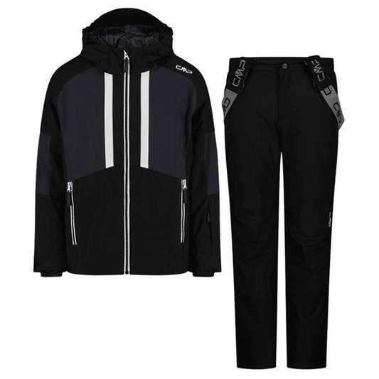 Completo-Sci-Bambino-NeroGrigio-Kid-Set-Jacket-and-Pant-CMP-35W0294-U423