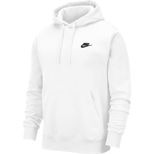 Felpa-con-cappuccio-Uomo-Nike-club-fleece-White-BV2654-100