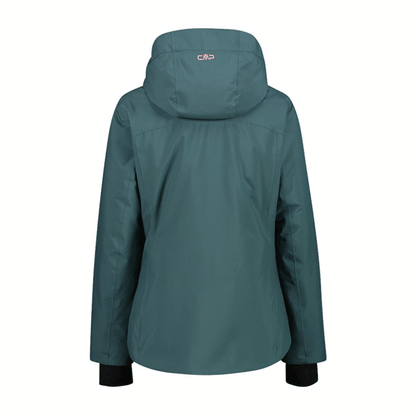 Giacca-da-Sci-Donna-Green-CMP-Woman-Jacket-Fix-Hood-35W0226-F520