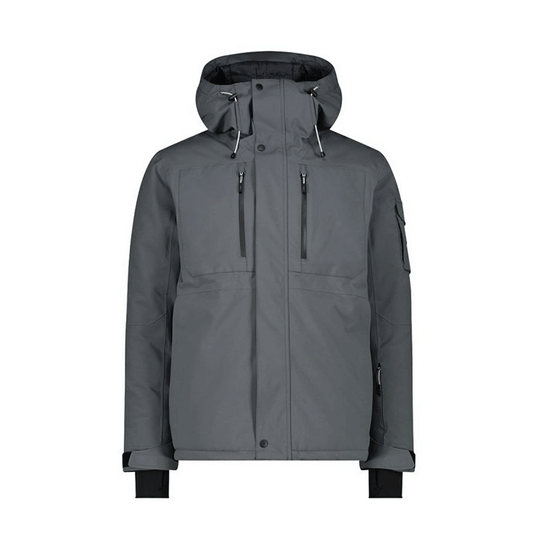 Giacca-da-Sci-Uomo-Grey-Man-Jacket-Zip-CMP-Hood-34W3917-U862