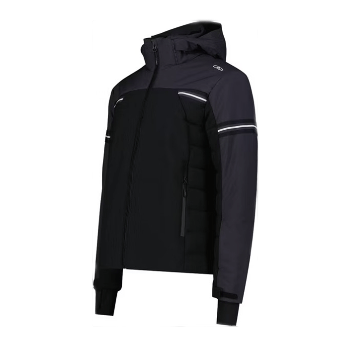 Giacca-da-Sci-Uomo-Man-Jacket-Zip-Hood-Grey-Black-CMP-35W0087-U901