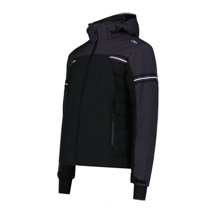 Giacca-da-Sci-Uomo-Man-Jacket-Zip-Hood-Grey-Black-CMP-35W0087-U901