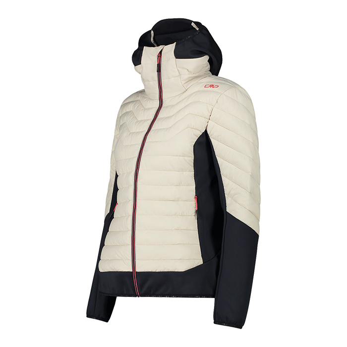 Giacca-ibrida-donna-WOMAN-JACKET-HYBRID-FIX-HOOD-CMP-bianco-vaniglia-34Z2486-A238