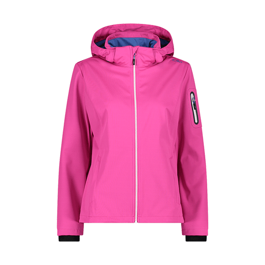 Giacca-in-Light-Softshell-con-cappuccio-staccabile-Cmp-Fuxia-39A5016-C505