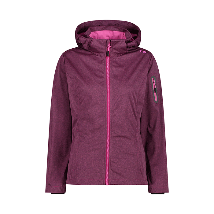 Giacca-in-Light-Softshell-con-cappuccio-staccabile-Donna-CMP-Plum-39A5016-H836