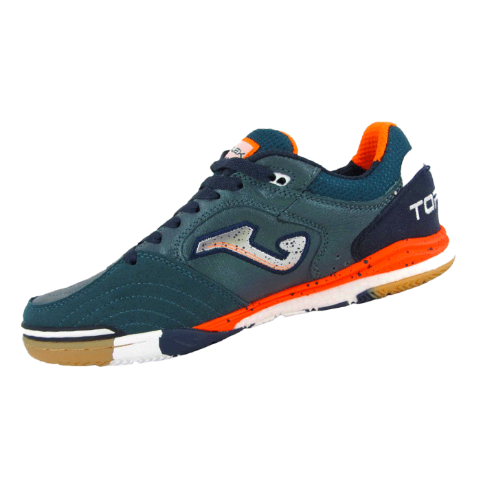 Joma-Top-Flex-Indoor-2417-Green-Orange-Scarpa-da-calcetto-TORW2417IN