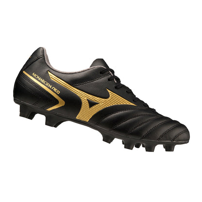 Monarcida-Neo-II-Select-Mizuno-Nero-Oro-Scarpa-da-Calcio-Uomo