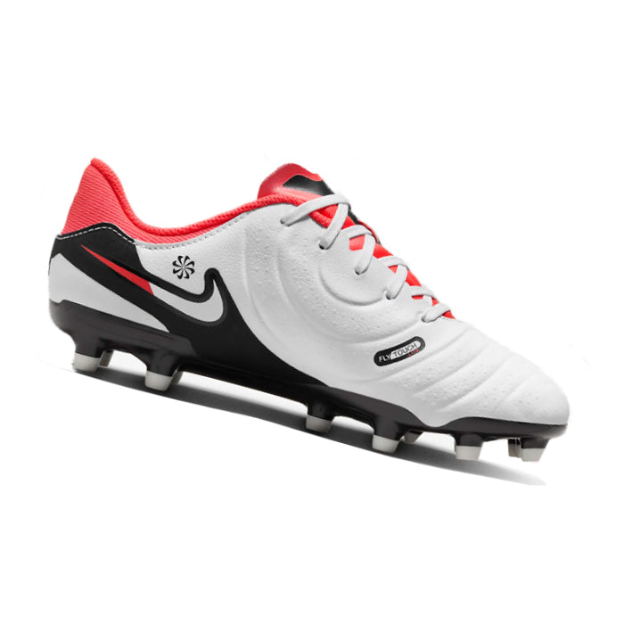 Nike-Jr.-Tiempo-Legend-10-Academy-FG-MG-Bianco-Bright-Crimson-Nero-Scarpa-da-Calcio-Bambino