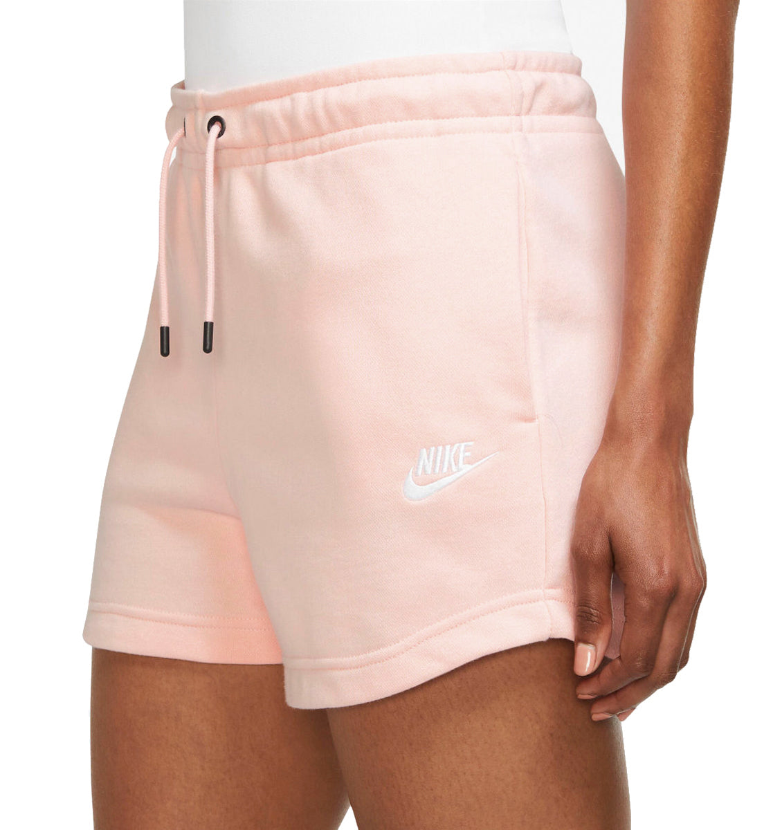 Nike-Sportswear-Essential-Flc-Hr-Short-Ft-Pink_White-Tempo-Libero-Donna
