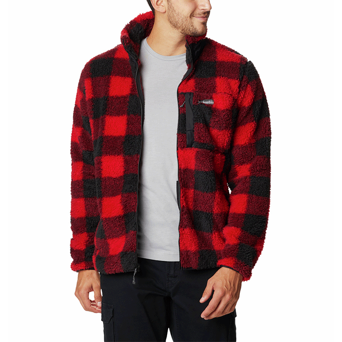 Pile-Uomo-Winter-Pass_-Print-Fleece-Full-Zip-Columbia-Mountain-Red-Check-1866565613