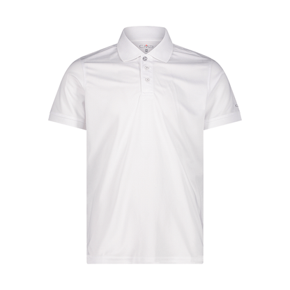 Polo-tecnica-tinta-unita-Uomo-CMP-BIANCO-GREY-3T60077-26XN