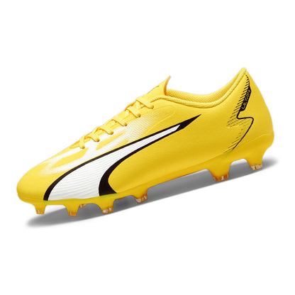 Puma-Ultra-Play-FG-AG-Yellow-Blaze-White-Black-Scarpa-da-Calcio-Uomo