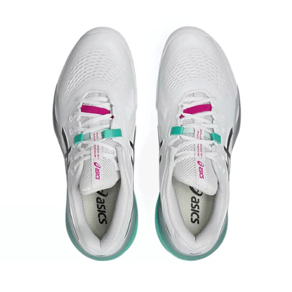 Scarpe-da-Tennis-Asics-Gel-Resolution-X-Clay-WhiteAurora-Green-Uomo-1041A485-103