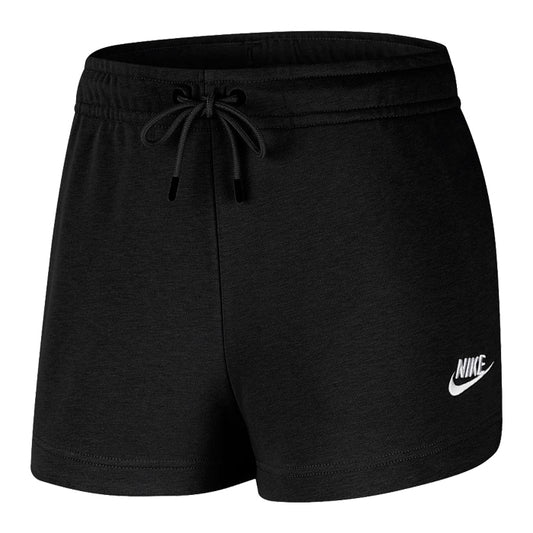 Sportswear-Essential-Flc-Hr-Short-Ft-Black_White-Tempo-Libero-Donna-Nike