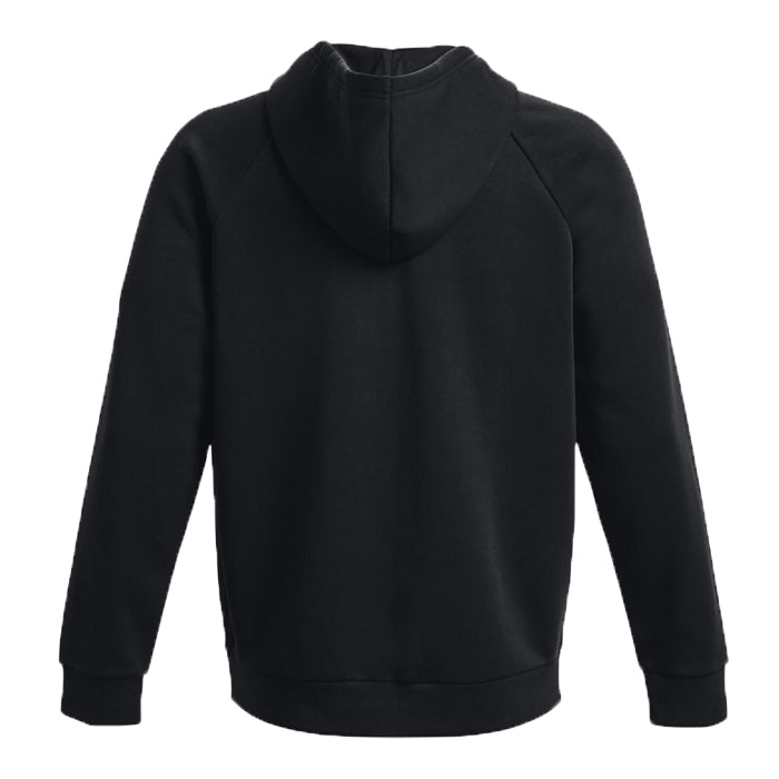 Under-Armour-Rival-Fleece-FZ-Hoodie-Black-Abbigliamento-Tempo-Libero-Uomo